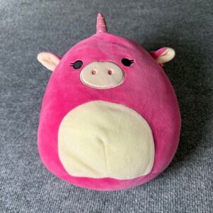 Squishmallows Pink Unicorn Plush Stuffed Animal Toy Q042‎ Cute Collectible Gift
